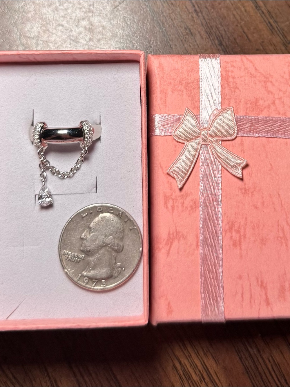 Sterling silver chain ring!